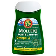 Möller’s forte z tranem, 112 kapsułek
