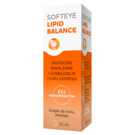 SoftEye Lipid Balance, krople do oczu, 10 ml - zdjęcie produktu