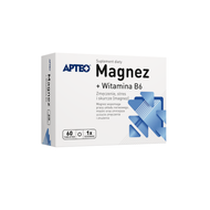 Magnez + Witamina B6 APTEO, 60 tabletek