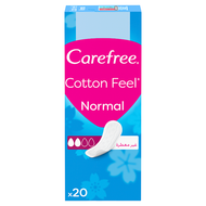 J&J, Carefree Cotton Bezzapachowe, wkładki higieniczne, 20 sztuk