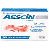 Aescin 20 mg, 90 tabletek powlekanych