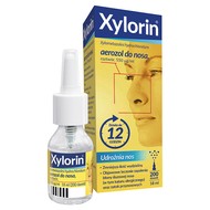Xylorin 550 mcg/ml, aerozol do nosa, roztwór, 18 ml