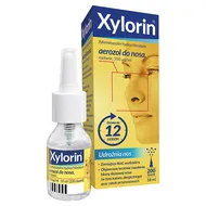Xylorin 550 mcg/ml, aerozol do nosa, roztwór, 18 ml