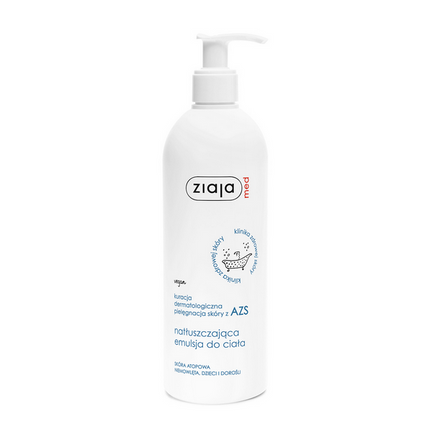 Ziaja Med, Kuracja dermatologiczna pielęgnacja skóry z AZS natłuszczająca emulsja do ciała, 400 ml  - zdjęcie produktu