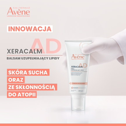 Avene Eau Thermale Xera Calm A.D, krem uzupełniający lipidy, 200 ml - 3282770399578