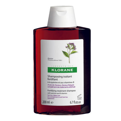 KLORANE Klorane, szampon na bazie chininy i witamin z grupy B, 200 ml