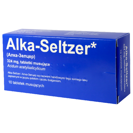 Alka-Seltzer, 10 tabletek (import równoległy Delfarma) - zdjęcie produktu