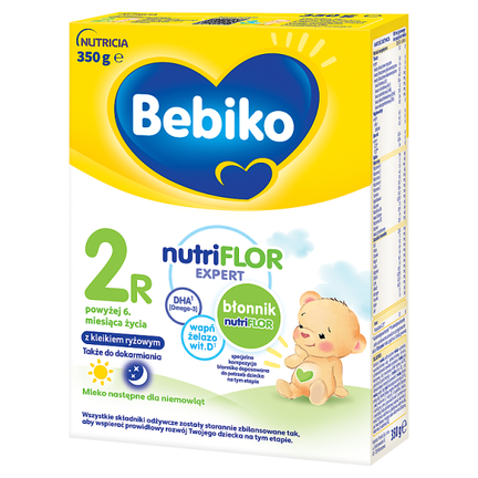 Mleko Bebiko 2, nutriFlor expert, 350 g (kartonik) - ŻYWNOŚĆ SPECJALNEGO PRZEZNACZENIA MEDYCZNEGO
