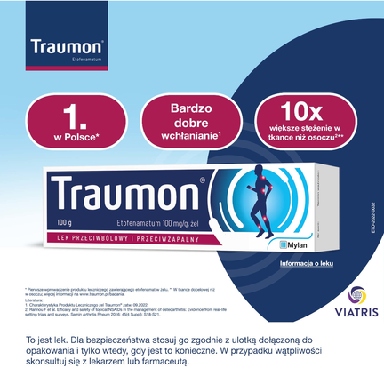 Traumon, żel 10%, 100 g - ŻEL