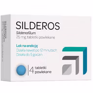 SILDEROS 25 mg, 4 tabletki powlekane