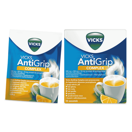 Vicks Antigrip Complex, 10 saszetek - zdjęcie produktu