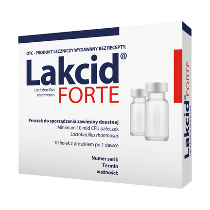 Lakcid Forte, 10 fiolek - zdjęcie produktu