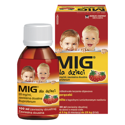 MIG dla dzieci, 20 mg/ml, 100 ml - zdjęcie produktu