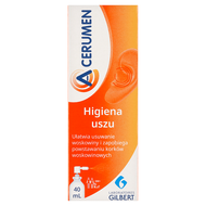 A-cerumen, preparat do higieny uszu, 40 ml