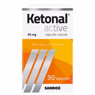 Ketonal Active 50 mg, 30 kapsułek twardych