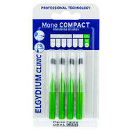 Elgydium Clinic Mono Compact 6, szczoteczki międzyzębowe, zielone