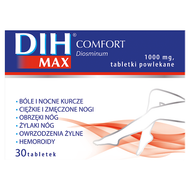 DIH Max Comfort 1000 mg, 30 tabletek powlekanych