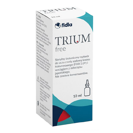 TRIUM free, krople do oczu, 10 ml - zdjęcie produktu
