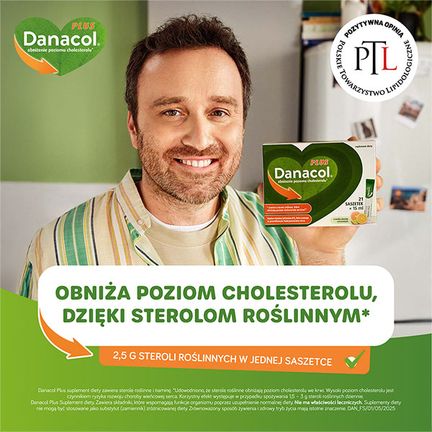 Danacol Plus, 21 saszetek x 15 ml - 5900852059902