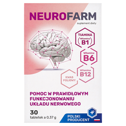 Neurofarm, 30 tabletek - SUPLEMENT DIETY