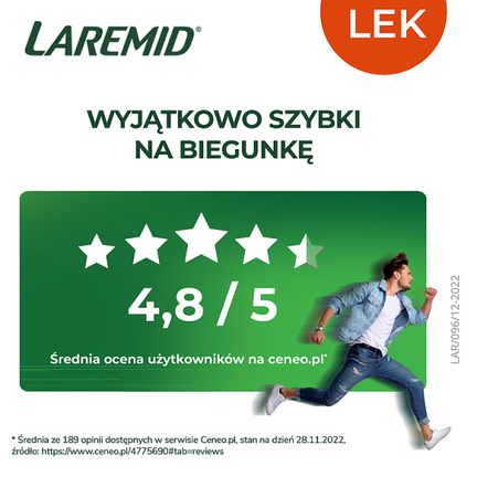 Laremid 2 mg, 10 tabletek - Dorosły, Dziecko, Młodzież