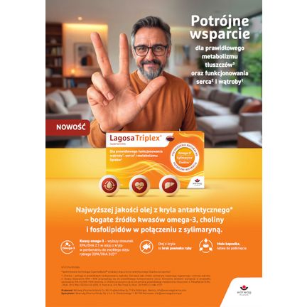 Lagosa Triplex, 20 kapsułek - SUPLEMENT DIETY