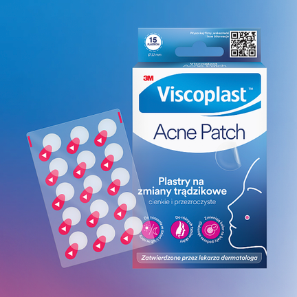 Vicoplast Acne Patch, plastry na trądzik, 15 sztuk - PLASTER
