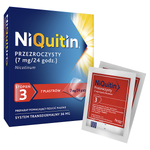 Niquitin 7 mg/24 h, 7 plastrów przezroczystych