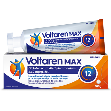 Voltaren Max, żel, 100 g - Dorosły, Młodzież