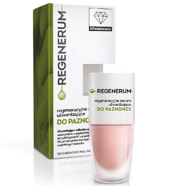 Regenerum, regeneracyjne serum utwardzające do paznokci, kolor różowy, 8 ml