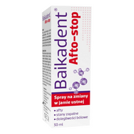 Baikadent Afto-stop, spray na zmiany w jamie ustnej, afty, 30 ml