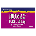 Ibumax Forte 600 mg, 10 tabletek powlekanych