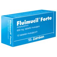 Fluimucil Forte 600 mg, 10 tabletek musujących