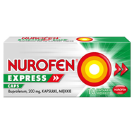 Nurofen Express Caps, 200 mg, 10 kapsułek