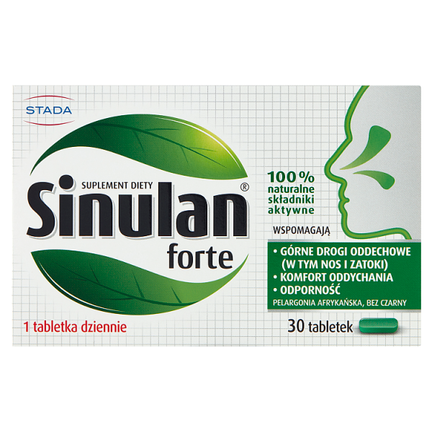 Sinulan Forte, 30 tabletek - SUPLEMENT DIETY