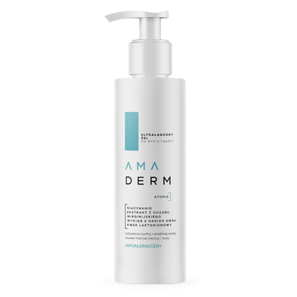 AMARA Amaderm Atopic Ultrałagodny żel do mycia twarzy, 200 ml