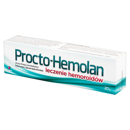 Procto-Hemolan, krem, 20 g - PRODUKT LECZNICZY NIEREFUNDOWANY OTC