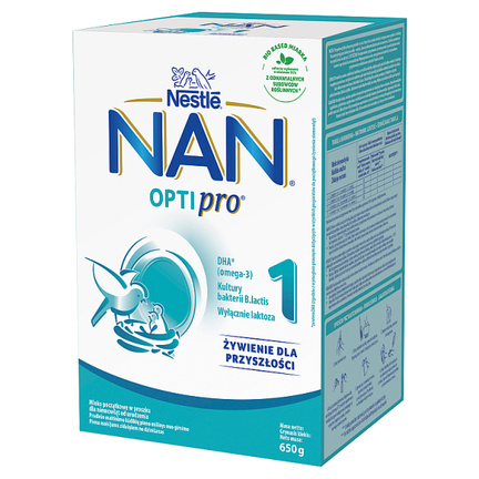 Nestle NAN Optipro 1 mleko początkowe, 650 g - zdjęcie produktu