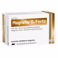 Magnefar B6 Forte, 100 mg + 10,10 mg, 90 tabletek powlekanych