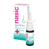 Nasic (0,1 mg + 5,0 mg)/dawkę, aerozol do nosa, roztwór, 10 ml