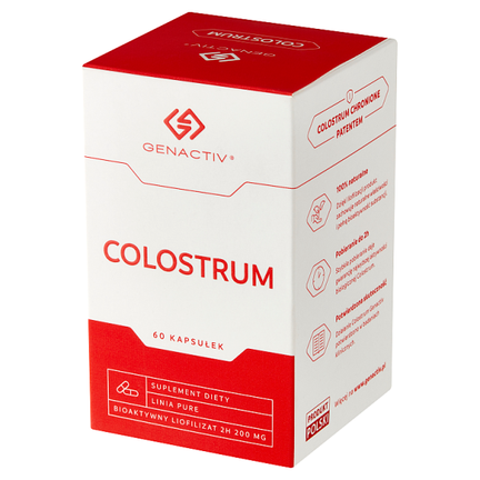 Colostrum Genactiv (Colostrigen), 60 kapsułek - 5907546536046
