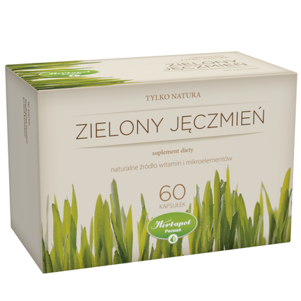 Zielony jęczmień, Herbapol Poznań, 60 kapsułek - zdjęcie produktu