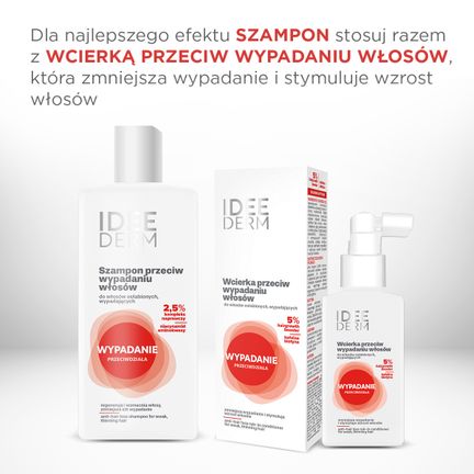 Idee Derm, szampon przeciw wypadaniu włosów, 300 ml - IDEEPHARM