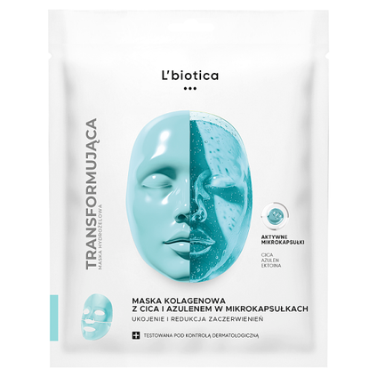 OCEANIC L'Biotica, maska kolagenowa z cica, 1 sztuka