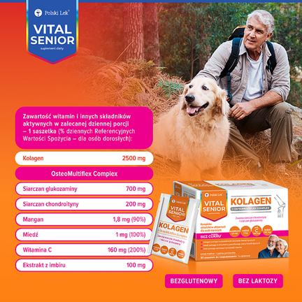 Vital Senior Kolagen, 30 saszetek