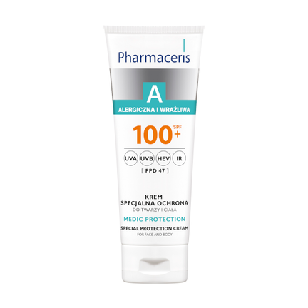 Pharmaceris A Medic Protection, krem do twarzy i ciała specjalna ochrona SPF 100+, 75 ml - zdjęcie produktu