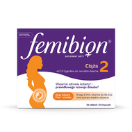 Femibion 2 Ciąża, Kwas Foliowy Plus, DHA, 56 tabletek i 56 kapsułek