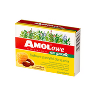 AMOLowe na gardło z miodem i witaminą C, 16 pastylek