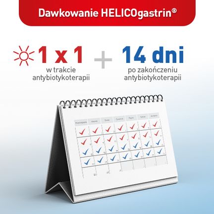HELICOgastrin, 14 kapsułek - Uzupełniające dietę, Wspierające