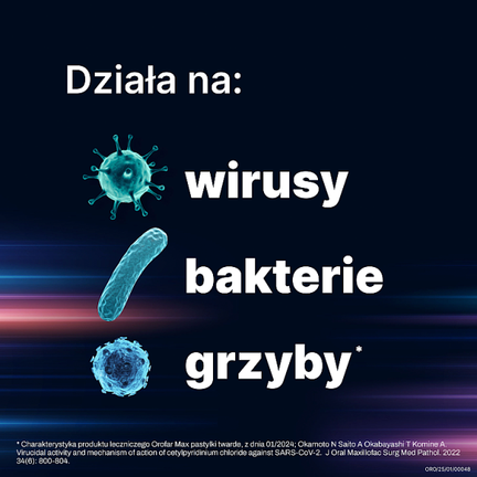 Orofar Max 2 mg + 1 mg, 30 tabletek do ssania - Układ oddechowy